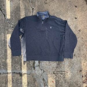 Polo by Ralph Lauren Dark Gray Quarter-Zip Pullover